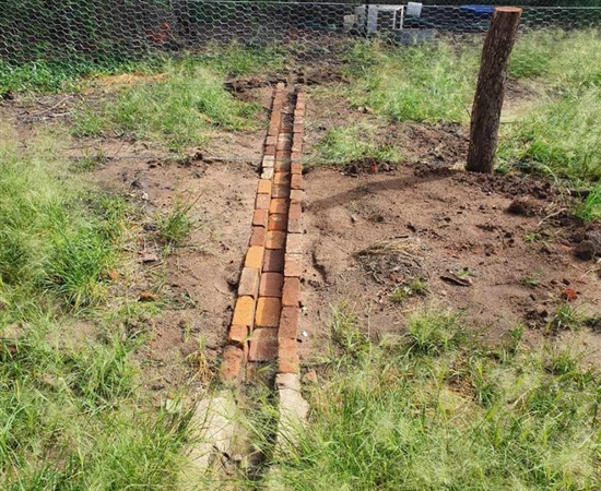 Irrigation drain constructed by Tom Brown in the 1920s