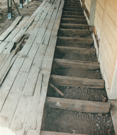 View South along Eastern verandah March 2003